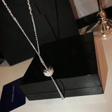 Fashion Brand Necklace Pendant  Luxury 925 Sterling Silver Fine Jewelry