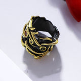 Black Multi Zirconia Crystal Ring