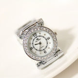 Quartz Waterproof Shell Dial Pearl Bracelet Wrist Watches For Women