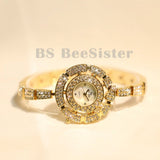 Fashion Dress BS Quartz Luxury Rhinestone Watch