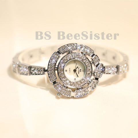 Fashion Dress BS Quartz Luxury Rhinestone Watch