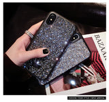 Simple Crystal Diamond Bling Phone Cover Case For Iphone X Xs Max 10 8 7 6 6s Plus Luxury Soft Silicone