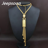 Stainless Steel Long Chain Necklace Jeepsoon NEIGAHCA