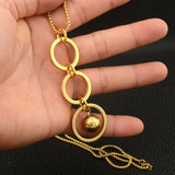 Stainless Steel 640mm Sweater Chain Necklace Pendant NEILAFBE