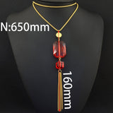 Fashion Stainless Steel Jewelry 650mm Sweater Chain Necklace Pendant NEILAYBF