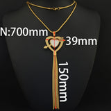 Stainless Steel 700mm Long Heart Pendant NEILBMBJ