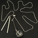 Stainless Steel 850mm Sweater Chain Ball Necklace Pendant NEILAPBB