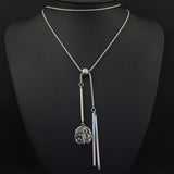 Stainless Steel 850mm Sweater Chain Ball Necklace Pendant NEILAPBB