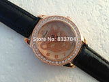 Vintage Quartz Alloy Analog Rose Gold Leopard Wristwatches