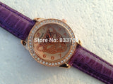Vintage Quartz Alloy Analog Rose Gold Leopard Wristwatches