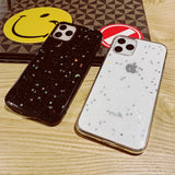 Apple iPhone 6 6s 7 8 Plus 11 Pro 10 X XS XR Max Bling Glitter Star Moon Sparkle Sequins Soft Clear Silicone TPU Case Cover