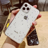 Apple iPhone 6 6s 7 8 Plus 11 Pro 10 X XS XR Max Bling Glitter Star Moon Sparkle Sequins Soft Clear Silicone TPU Case Cover