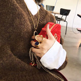 France Niche Brand Designers Fashion Geometric Gold Ring