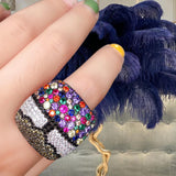 GODKI Exclusive Clouds Life Tree Colorful CZ Stacks Rings