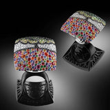 GODKI Exclusive Clouds Life Tree Colorful CZ Stacks Rings