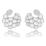 GODKI Shell Charms Multicolor AAA Crystal Stud Statement Water Drop Earrings