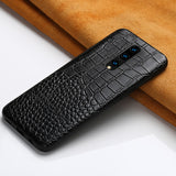 Genuine Leather Case For Oneplus 7 7 Pro 6 6T Phone Cover for One Plus 5 5T 6T luxury marvel 360 Full Case crocodile Garin Armor