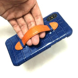 Genuine Leather Hand Strap Holder Case For iPhone X XS Max XR 10 7 8 Plus Phone Luxury Cute Mix Color Thin Slim Hard Cover