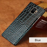 Genuine Leather luxurious Half pack protective case for Sony Xperia X Xperia XA2 XZ1 Premium XA1 Plus  XZ2 Crocodile phone case