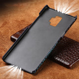 Genuine Leather luxurious Half pack protective case for Sony Xperia X Xperia XA2 XZ1 Premium XA1 Plus  XZ2 Crocodile phone case