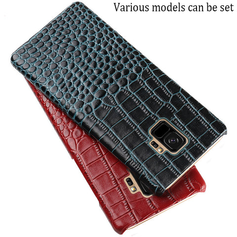 Genuine Leather luxurious Half pack protective case for Sony Xperia X Xperia XA2 XZ1 Premium XA1 Plus  XZ2 Crocodile phone case