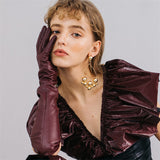 Gold Ball Dangle Big Dangle Dot Earings Drop Earrings