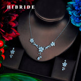 HIBRID Fashion Flower Design Bridal Jewelry Sets