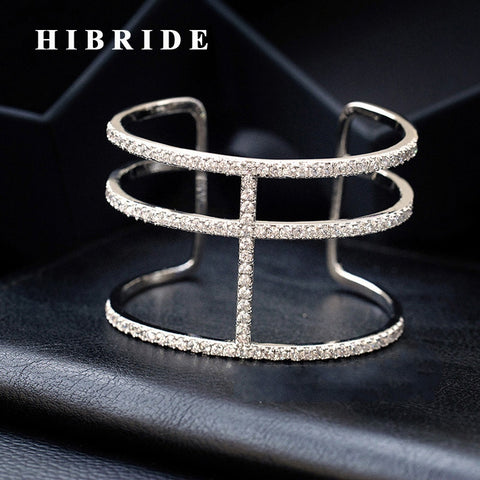 HIBRIDE 16CM Adjustable Open Bangles&Bracelets B-85