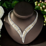 HIBRIDE African 4pcs Bridal Zirconia Jewelry Sets