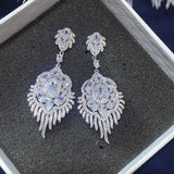 HIBRIDEl Multicolor Cubic Zirconia Earring E-609