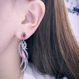 HIBRIDE Bohemia Style Phoenix Shape New Earring Brincos Bijoux E-512