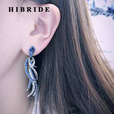 HIBRIDE Bohemia Style Phoenix Shape New Earring Brincos Bijoux E-512