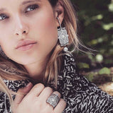 HIBRIDE Micro Cubic Zirconia Pave Gold Color Pearl Drop Earrings E-677