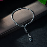 HIBRIDE Brand Micro Pave Setting Cubic Zirconia Crystal Flower Bracelets with Adjustable Slide Lock