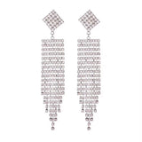 HIBRIDE Luxury Crystal Zircon Drop Earrings Water Drop Earrings E-618