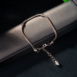 HIBRIDE Brand Snake Shape Cubic Zirconia Crystal Adjustable CZ Zircon Bracelets