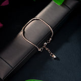 HIBRIDE Brand Snake Shape Cubic Zirconia Crystal Adjustable CZ Zircon Bracelets