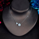 HIBRIDE Classic Flower Pendant Jewelry Sets