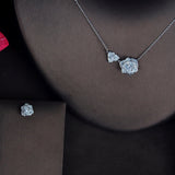 HIBRIDE Classic Flower Pendant Jewelry Sets