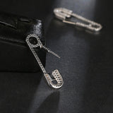 HIBRIDE Classic Women Wedding Hoop Earrings Brincos AAA Cubic Zircon Micro Pave Gold Color boucle d'oreille femme E-391