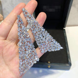 HIBRIDE Custom Made Brand Design Fashion Women Wedding Stud Earrings Engagement Earrings