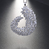 HIBRIDE Fashion Design  Cubic Zircon Small Pendant Necklace