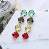 HIBRIDE Exquisite Design Water Drop Shape Earrings E-252