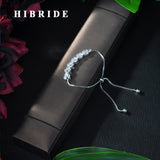 HIBRIDE Gold Silver Heart Adjustable Summer Simple Charm Bracelet  B-49