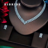 HIBRIDE Fashion Style AAA Cubic Zirconia Necklace Set