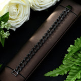 HIBRIDE Unique Design Trendy White Gold Color AAA Cubic Zirconia Bracelets B-120