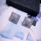 HIBRIDE Austrian Crystal Cubic Zircon Women Stud Earrings E-479