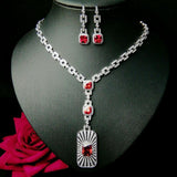 HIBRIDE Hot-Sale AAA CZ Jewelry Sets Luxury Necklace Set