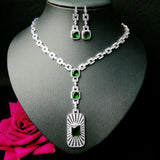 HIBRIDE Hot-Sale AAA CZ Jewelry Sets Luxury Necklace Set