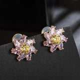 HIBRIDE Hot Sale Fashion Bauty Women Bridal Stud Earrings For Party Jewelry Engagement Earring Brincos E-911